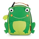 Skip Hop Baby Zoo Little Kid and Toddler Insulated and Water-Resistant Lunch Bag, Multi Floyd Frog