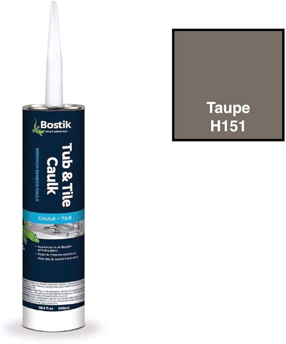 Bostik Siliconized Acrylic Caulk Taupe Sanded/Rough Home
