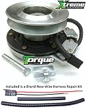 Bundle - 2 Items: PTO Electric Blade Clutch, Wire Harness Repair Kit. Xtreme X0391 Replacement PTO Clutch for Ogura GT1A-MT09 Cub Cadet 717-04183 - w/Wire Repair Kit