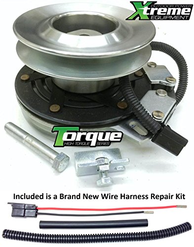 Bundle - 2 Items: PTO Electric Blade Clutch, Wire Harness Repair Kit. Xtreme X0391 Replacement PTO Clutch for Ogura GT1A-MT09 Cub Cadet 717-04183 - w/Wire Repair Kit