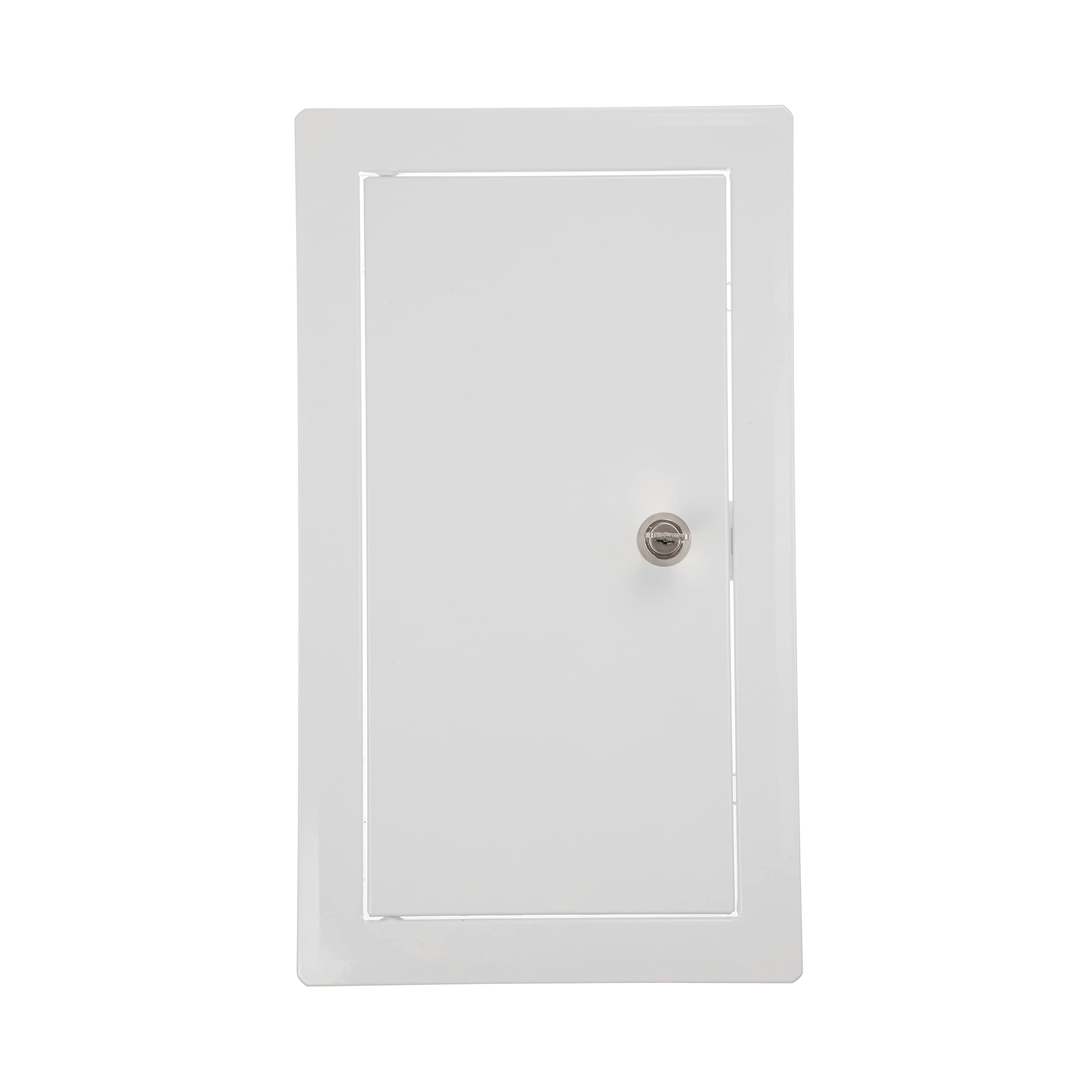 Photo 1 of Vent Systems 6" x 12" Inch Lockable Metal Access Panel with Key - Access Door for Inspection, Plumbing and Electrical Utility Service - Drywall, Wall and Ceiling Mount Wall Plate - Crawl Space Door