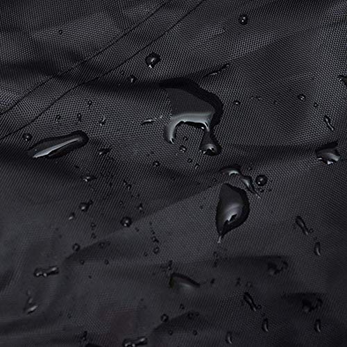 QZY Lawn Tractor Cover Heavy Duty 210D Polyester Tractor Cover Durable Waterproof Universal Fit Drawstring Storage Bag Fits Decks Up to 54 Inches L67xW24xH46
