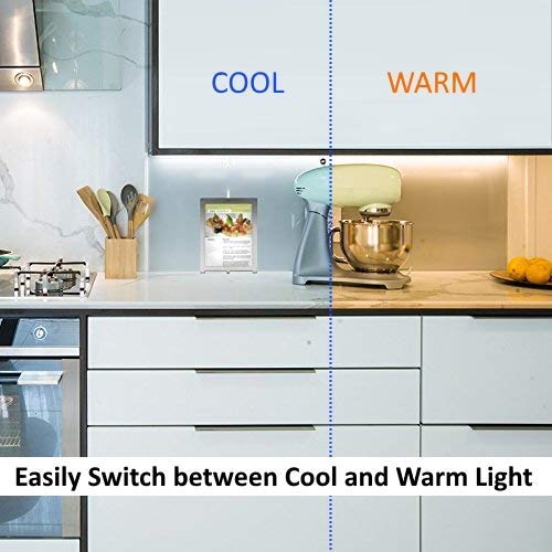 LED Under Lighting Hardwired 24" Inch, 2 Colors Switch 3000K