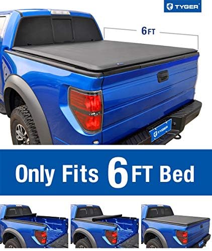 Amazon Com Tyger Auto T1 Soft Roll Up Truck Bed Tonneau Cover For 1982 2013 Ford Ranger 1994 2010 Mazda B Series Styleside 6 Bed Tg Bc1f9025 Black Automotive