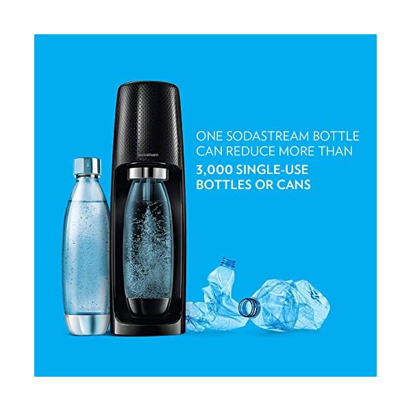 SodaStream Fizzi Sparkling Water Maker Bundle (Black) The Home Kitchen Store