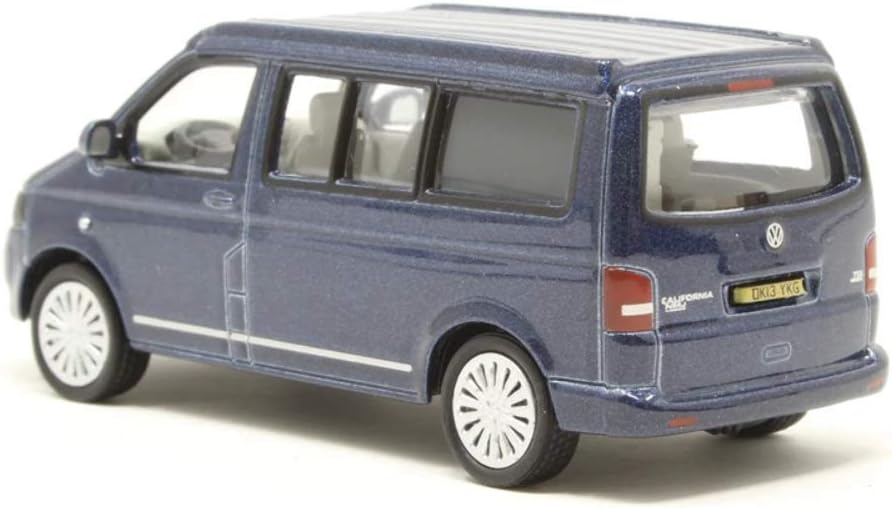 Oxford Diecast 76T5C001 VW T5 California Camper Metallic Night Blue, Blue,grey,silver,black, 3 inches - Image 3