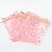 PH PandaHall 5x7 Inches Heart Organza Bags 100pcs Pink Gift Bags Jewelry Pouch Bags Mesh Drawstring Pouches Wedding Favors Bag Gift Bags for Mother's Day Festival Christmas