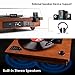 Record Player- Geekoala Turntable, Vinyl Player Bluetooth, Vinyl Turntable 3 Speed, Vinyl Record Player with Built-in Stereo Speaker, Vinyl-to-MP3 Recording, Classic Woodenthumb 3