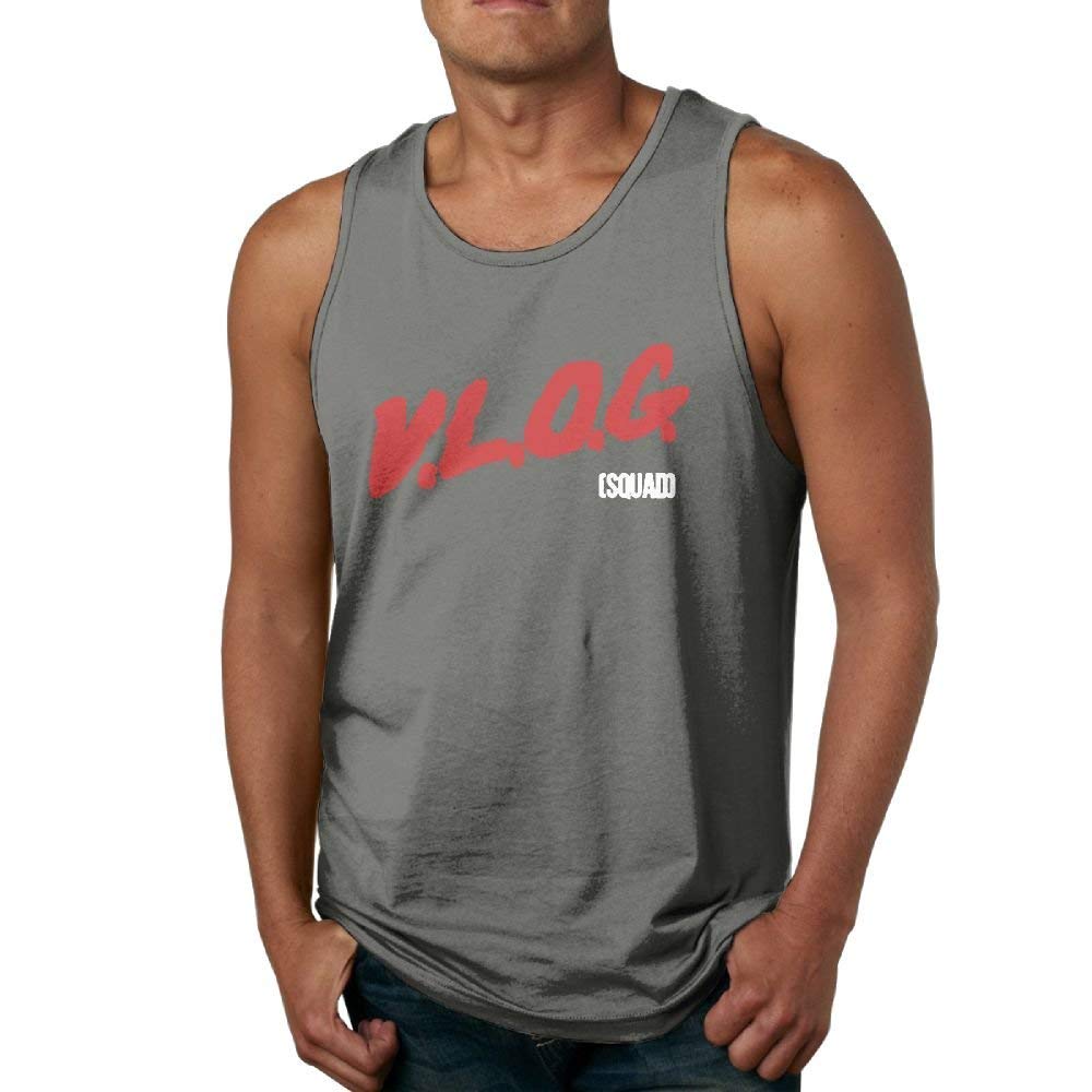 YLJIA Men Dobrik /& Davids Vlog Cool Bodybuilding DeepHeather Tank Tank Tops
