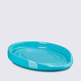 Le Creuset Stoneware Oval Spoon Rest Caribbean Teal 71507151700099 view 2