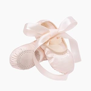 baby ballet shoes with ribbon