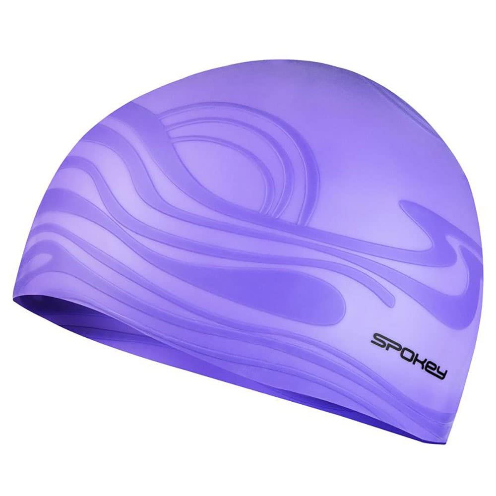 Spokey Unisex Adult SHOAL Swimming Cap - Violet, One Size