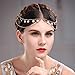 Aukmla Alloy Headbands for Women Head Chain with Sequines (Two Layers)