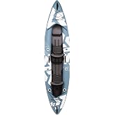 Kokopelli Platte-Plus 2-Person Inflatable Kayak &ndash; Lightweight Packable Tandem Kayak with Drop-Stitch Floor, Paddles, Pump &amp; Carry Bag