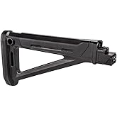 ZION ARMS Aluminum Fixed Stock – Lightweight Skeletonized Rifle Stock (Black)