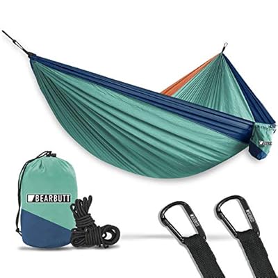 Bear Butt Camping Hammock - Hammock - Camping Gear - 2 Person Hammock - Backpacking Tree Hammock - Double Hammock… 51zYG3jO5WL