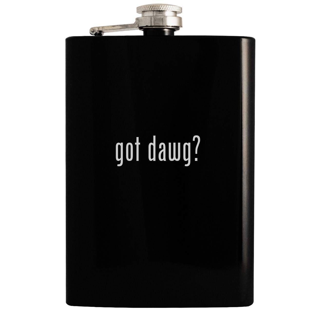 got dawg? - Black 8oz Hip Drinking Alcohol Flask