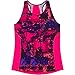 New Balance Girls' Big Fashion Performance Tank, Pink/Abs Brush, 10/12