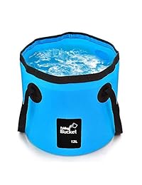 Heariao Cubo plegable portátil de 12 L, lavabo por