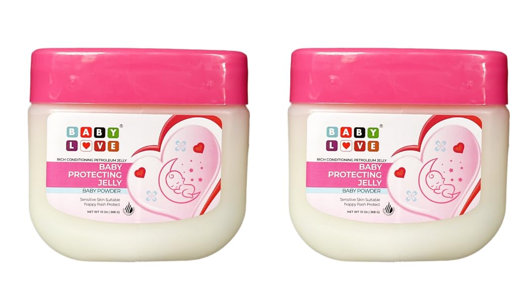ICAN LONDON Baby Powder Scented Nursery Petroleum Jelly 2 x 368g