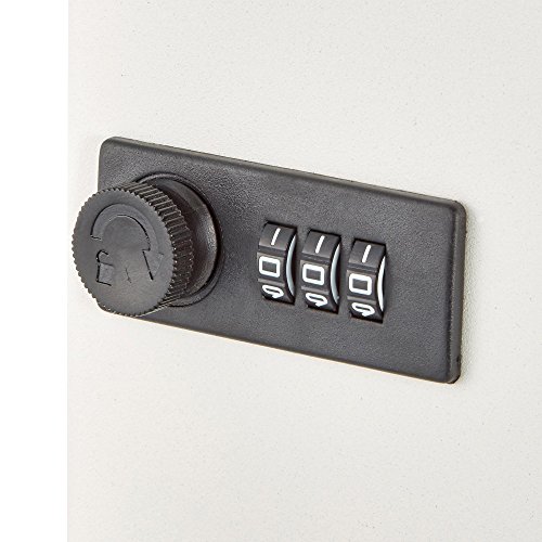 AdirOffice Steel Combination Lock Keys Security Storage Box