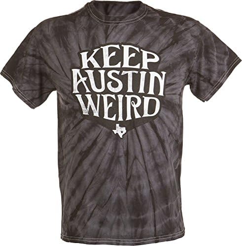 University Co-op Black Keep Austin Weird Tie-Die by Outhouse Designs (Medium)