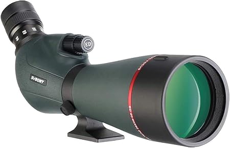 Amazon Svbony Sv406pフィールドスコープ 60x80mm デュアルフォーカス Bak4プリズム Fmc Edガラス Ipx7防水 ターゲット射撃 バードウォッチング 狩猟 野生生物 風景 野鳥観察 フィールドスコープ 通販