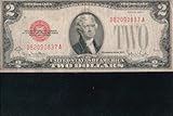 1928-G $2 United States Note -- Red Seal -- Good/VG