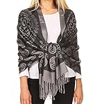 Sakkas Sciarpa Reversible Paisley: Morbida, Leggera E Avvolgente – Perfetta Per Ogni Stagione - 3