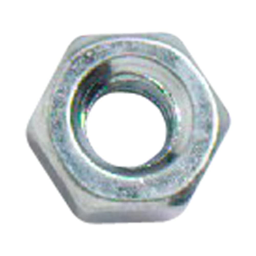 Merriway BH02527 (200 Pcs) Steel Hex Nut M3 (1/8 inch) Bright Zinc Plated - Pack of 200 Pieces