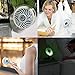 Handheld Misting Fan Portable Fan Facial Steamer,Rechargeable Battery Operated Fan,Foldable Travel Fan,Personal Fan Cooling Humidifier with Colorful Night Light for Travel