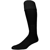 PEAR SOX Euro Solid Knee High Socks - Moisture Wicking Athletic Socks with Arch and Ankle Support