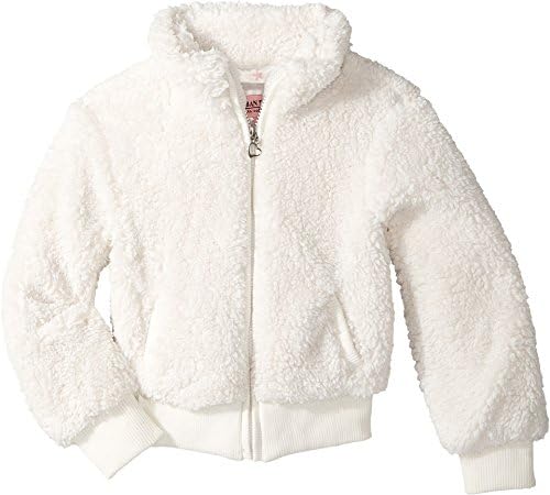 Urban Republic Kids Girl's Woobie Bomber Jacket (Little Kids/Big Kids) Ivory 6X