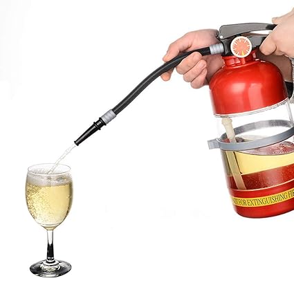  Caseyaria Fire Extinguisher Shape Wine Decanters