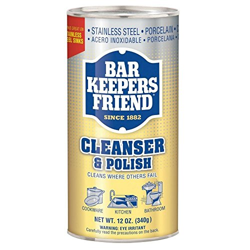 Bar Keepers Friend All-Purpose Cleaner & Polish, 12 Ounce, Pack of 6
