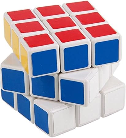 Emob Sticker 3X3X3 High Speed Magic Rubik Cube Puzzle Toy (Multicolor)