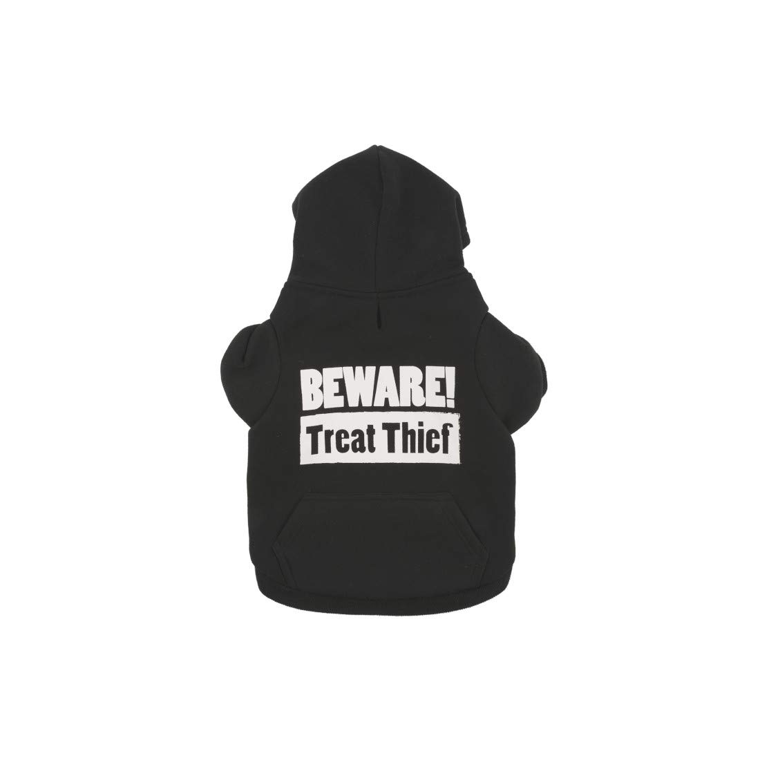 Ancol Treat Dog Hoodie Cosy Insulated Hooded Jumper with Treat Thief Design for Stylish Warmth - 50cm Length 52-68cm Girth/Large — image 1