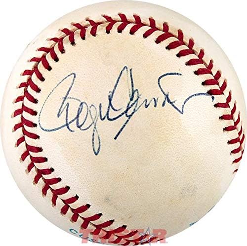 roger clemens autographed baseball