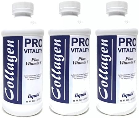 American Natural Liquid Collagen plus Vitamin C 3 PACK 16 Fl Oz Supplement