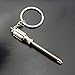 18 Pieces Pretend Play Mini Hardware Tool Metal Keychain Toy Gift Assorted Designs DIY Creative Tool Car Keyring