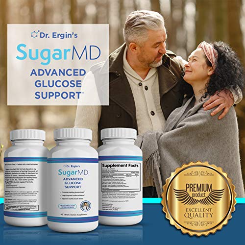Dr. Ergin's SugarMD Advanced Glucose Support Supplement, 100 Natural
