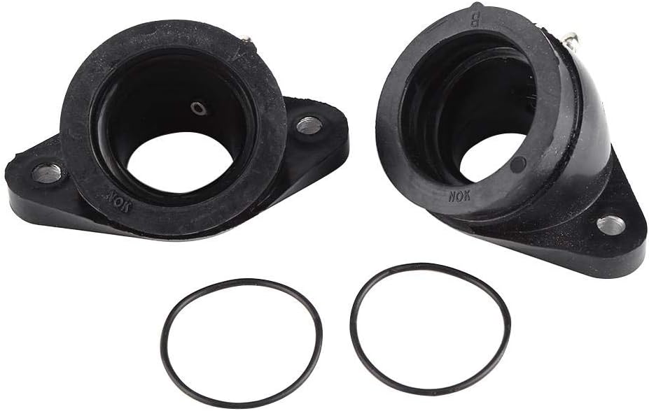 2 Pcs Motorcycle Carb Intake Manifold Boot Carburetor Interface Adapter for Yamaha XV400 XV500 XV535 carburetor accessories