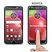 Moto E4 Screen Protector, NOKEA [Tempered Glass] with [9H Hardness] [Crystal Clear] [Easy Bubble-Free Installation] [Scratch Resist] for Motorola Moto E 4th Generation (2 PACK)