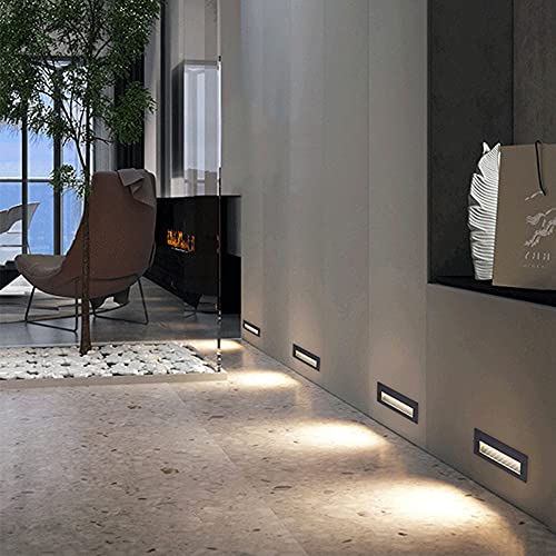 ZONK Outdoor Step Lights 120V, Waterproof IP65 Stair Lights Indoor