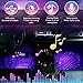 Car Lights Interior, 4 Pack New Version USB Car LED Lights, 7 Colors Music Car Interior Lights Under Dash Lighting Kit Starry Star Neon Lights with Sound Active Function and Remote Control, DC 5V
