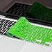 Kuzy - GREEN Keyboard Silicone Cover Skin for MacBook Pro 13