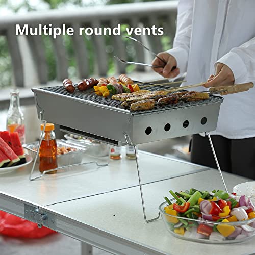 Nothers Small Charcoal Grill Mini Charcoal Grill Portable Charcoal