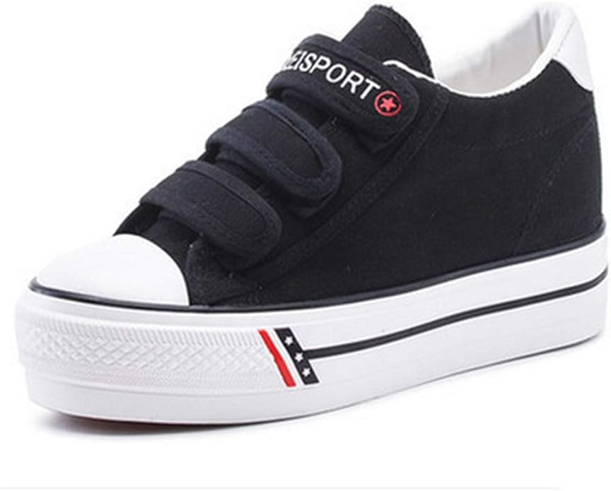 Women's Velcro White Shoes Wild Casual Women's Canvas