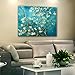 Wieco Art Huge Gallery Wrapped Giclee Canvas Print by Classic Van Gogh Reproductions, Almond Blossom Modern Canvas Wall Art Ready to Hang for Living Room Bedroom Home Office Decorations