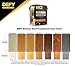 DEFY Extreme Wood Stain and Sealer in One - 1 Gallon Semi-Transparent Waterproof Coating for All Wood Types - Redwood